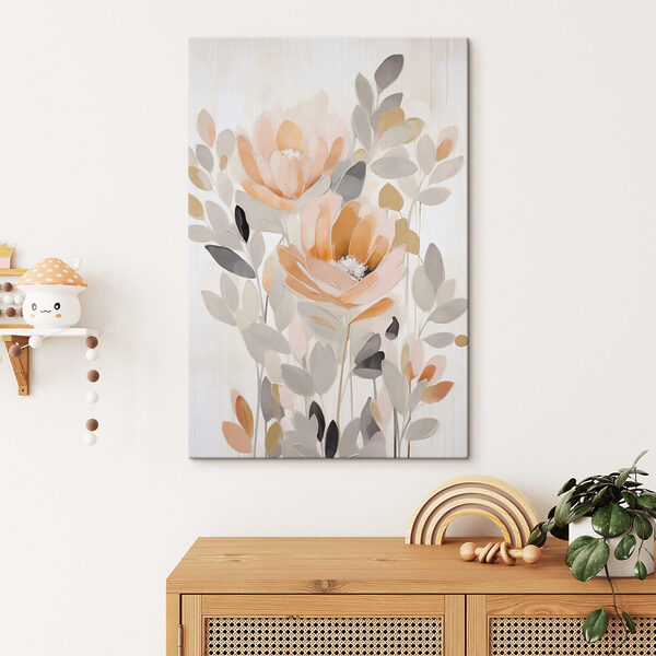 Tablouri Tablouri Pictură cu flori și frunze (SKU: s49080)