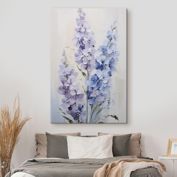 Tablouri Pictură cu flori pe o suprafață albă (SKU: s49064) Tablouri Tablouri Pictură cu flori pe o suprafață albă (SKU: s49064)