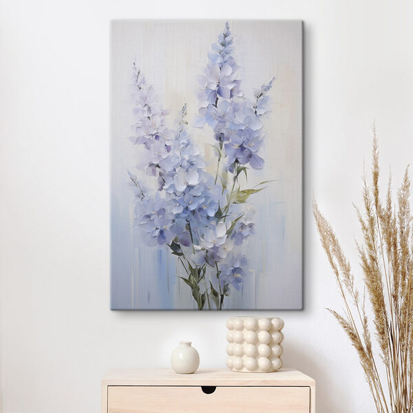Tablouri Tablou cu flori pe fundal alb (SKU: s49063) Tablouri Tablouri Tablou cu flori pe fundal alb (SKU: s49063)