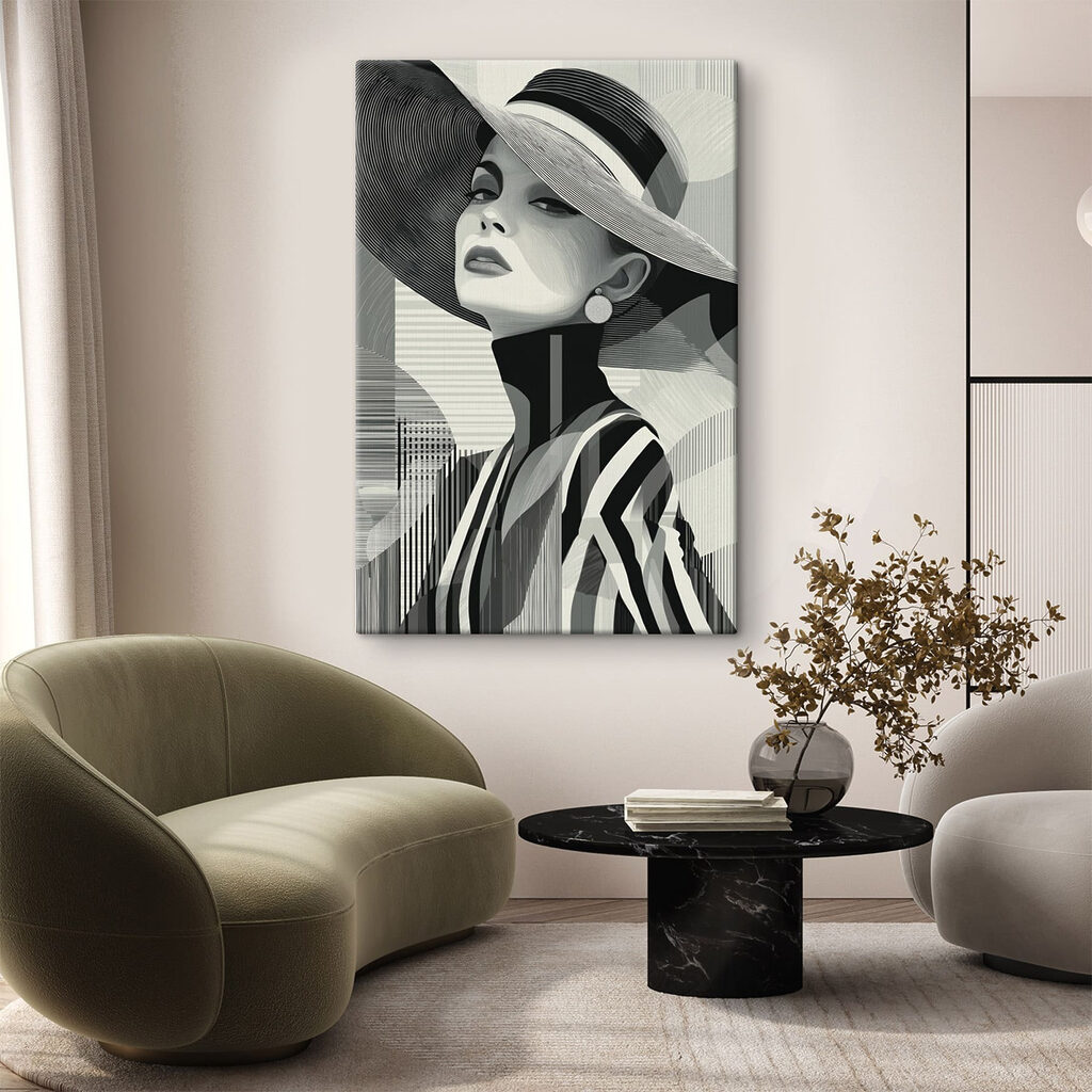 Woman wearing a hat