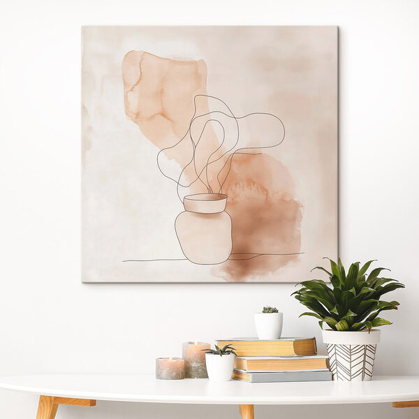 Drawing of a jar with steam coming out of it