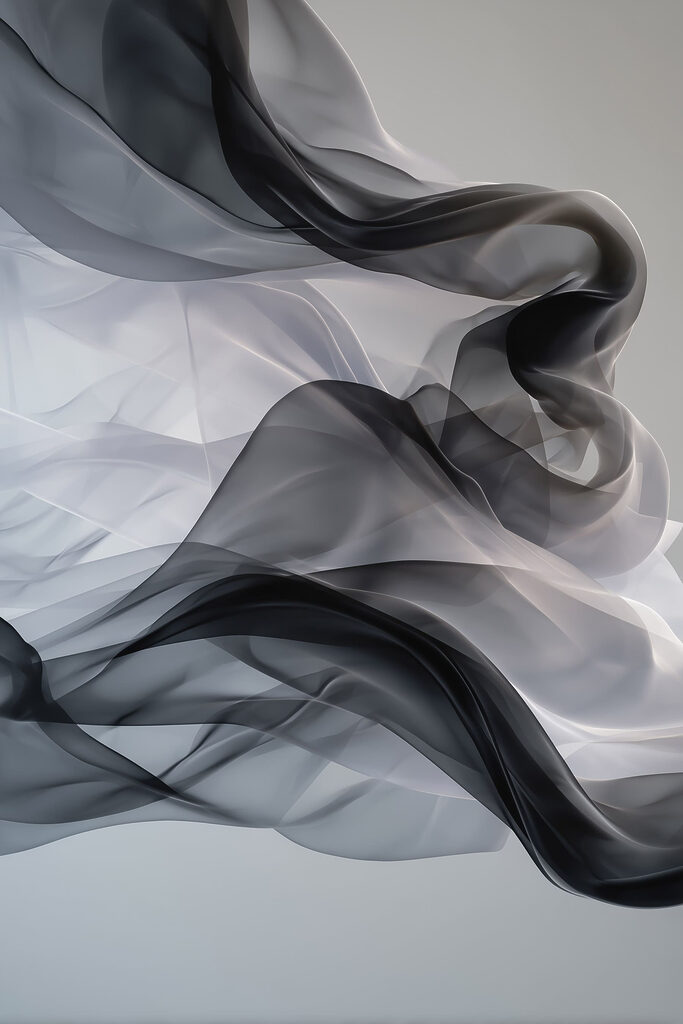Black and white fabric