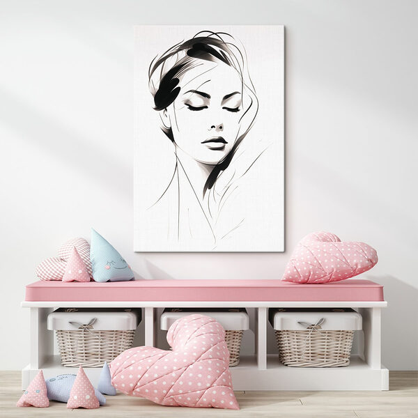 Tablouri Frumusețe liniștită redată prin tușe delicate (SKU: s49024) Tablouri Tablouri Frumusețe liniștită redată prin tușe delicate (SKU: s49024)