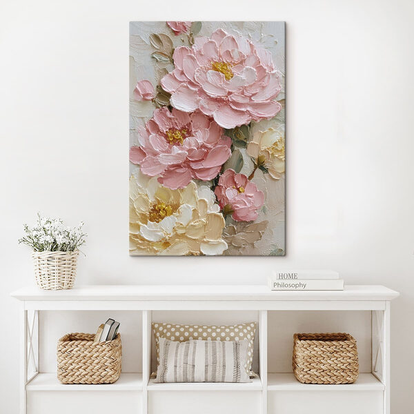 Tablouri Flori delicate în nuanțe delicate (SKU: s49013) Tablouri Tablouri Flori delicate în nuanțe delicate (SKU: s49013)