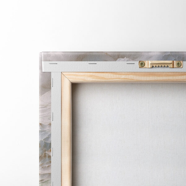 Mountain range with snow