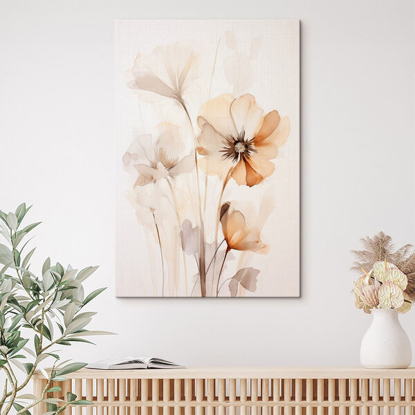 Tablouri Flori delicate în nuanțe delicate și calde (SKU: s48954) Tablouri Tablouri Flori delicate în nuanțe delicate și calde (SKU: s48954)