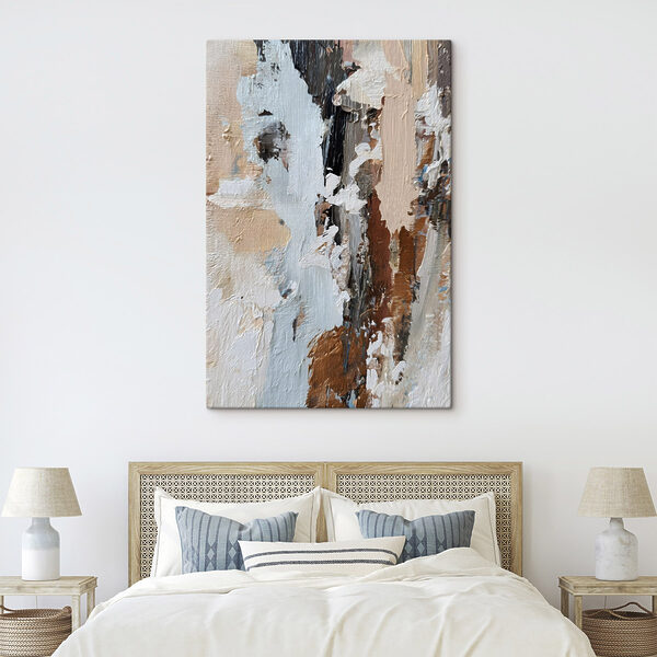 Tablouri Straturi abstracte în nuanțe calde de pământ (SKU: s48783) Tablouri Tablouri Straturi abstracte în nuanțe calde de pământ (SKU: s48783)
