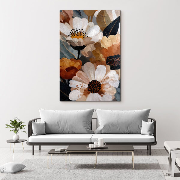 Vibrant blossoms in warm hues Vibrant blossoms in warm hues