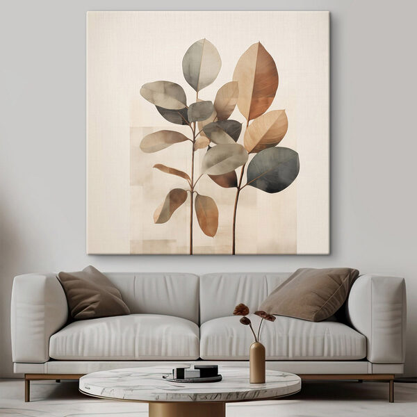 Tablouri Plantă cu frunze (SKU: s48413) Tablouri Tablouri Plantă cu frunze (SKU: s48413)