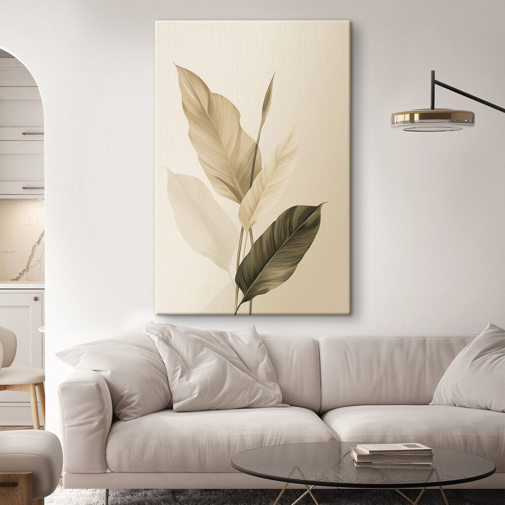 Delicate leaves in soft tones Delicate leaves in soft tones