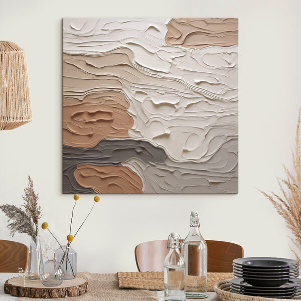Tablouri Nuanțe naturale în straturi texturate (SKU: s48508) Tablouri Tablouri Nuanțe naturale în straturi texturate (SKU: s48508)
