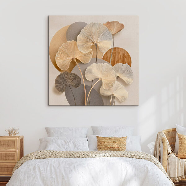 Tablouri O compoziție florală delicată, în nuanțe suave (SKU: s48509) Tablouri Tablouri O compoziție florală delicată, în nuanțe suave (SKU: s48509)
