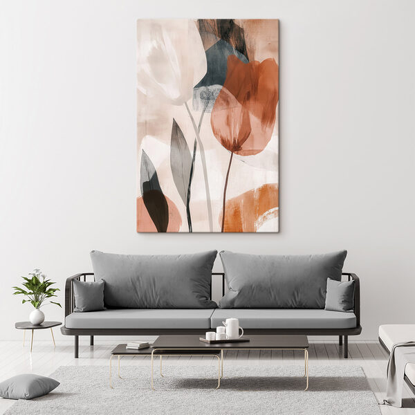 Tablouri Pictură cu flori în diverse culori (SKU: s48715) Tablouri Tablouri Pictură cu flori în diverse culori (SKU: s48715)