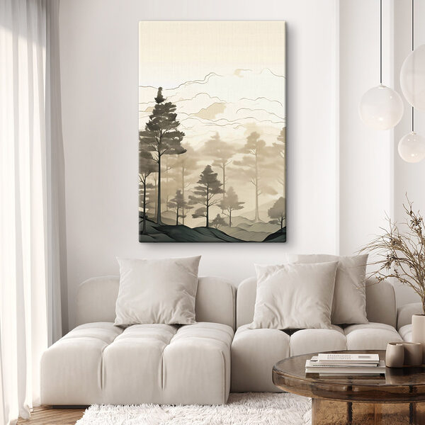 Tablouri Grup de copaci într-o pădure (SKU: s48540) Tablouri Tablouri Grup de copaci într-o pădure (SKU: s48540)