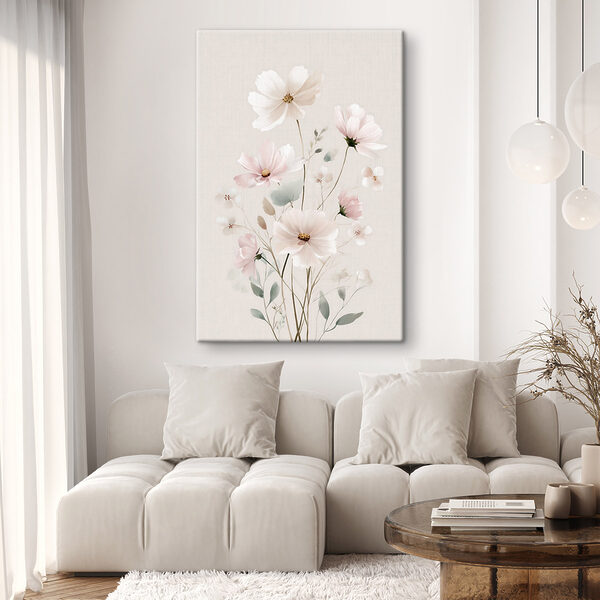 Tablouri Flori delicate în nuanțe pastelate delicate (SKU: s48533) Tablouri Tablouri Flori delicate în nuanțe pastelate delicate (SKU: s48533)