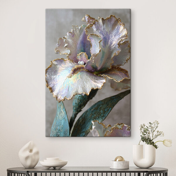 Tablouri Sculptură florală elegantă, în nuanțe delicate (SKU: s48546) Tablouri Tablouri Sculptură florală elegantă, în nuanțe delicate (SKU: s48546)