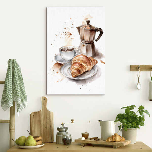 Tablouri Un croissant și o ceașcă de cafea (SKU: s48555) Tablouri Tablouri Un croissant și o ceașcă de cafea (SKU: s48555)