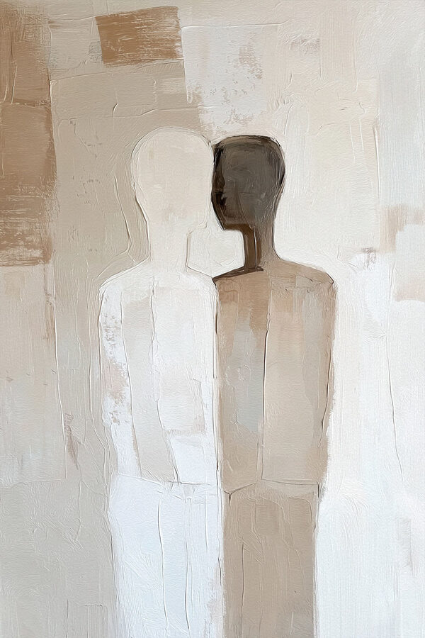 Painting of two people