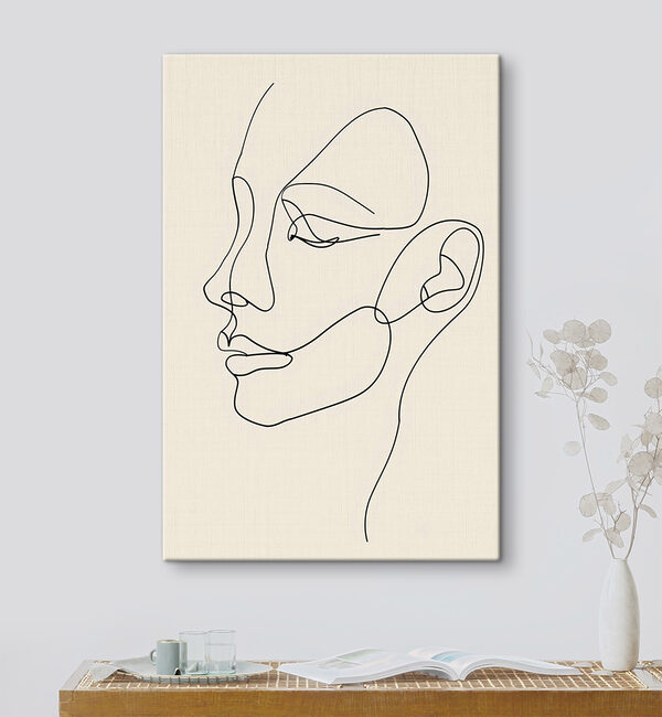 Tablouri Desenul chipului unei femei (SKU: s48570) Tablouri Tablouri Desenul chipului unei femei (SKU: s48570)