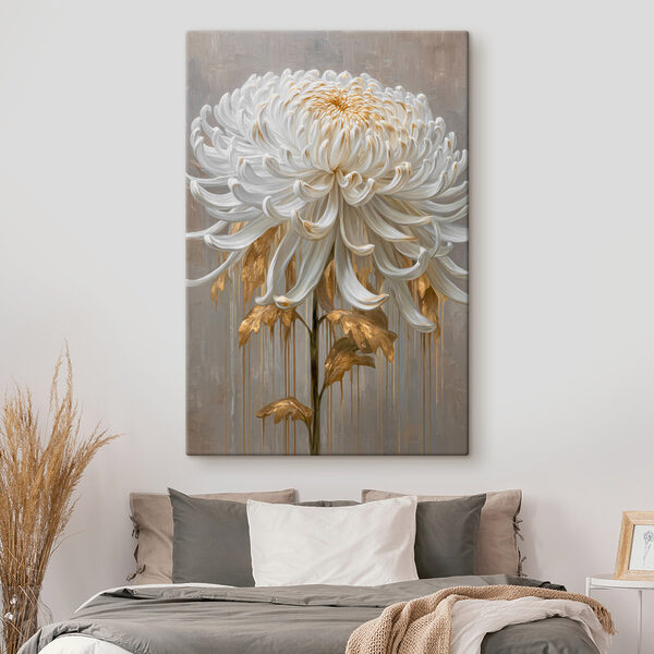 Tablouri O floare elegantă cu petale ondulate (SKU: s48520) Tablouri Tablouri O floare elegantă cu petale ondulate (SKU: s48520)