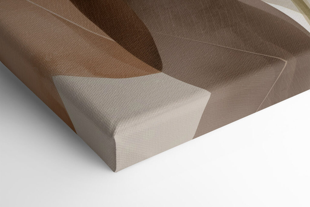 Soft leaves in gentle hues