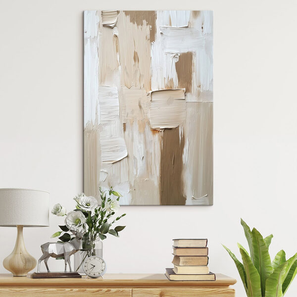 Tablouri Straturi abstracte în nuanțe neutre (SKU: s48651) Tablouri Tablouri Straturi abstracte în nuanțe neutre (SKU: s48651)