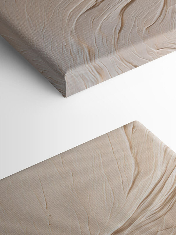 White surface with wavy lines