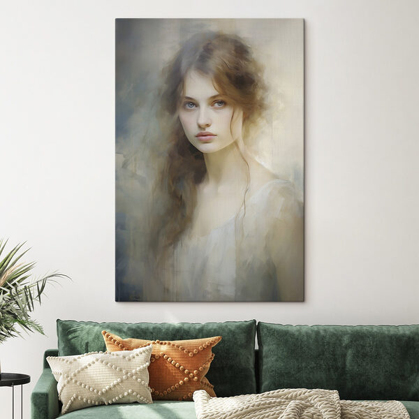 Tablouri Femeie cu părul lung (SKU: s48682) Tablouri Tablouri Femeie cu părul lung (SKU: s48682)
