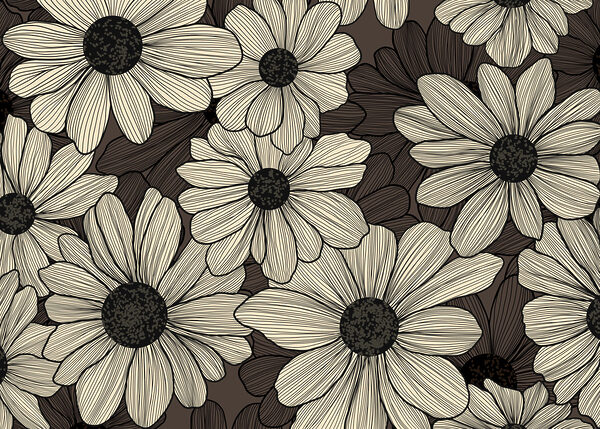 Floral patterns in soft tones Floral patterns in soft tones