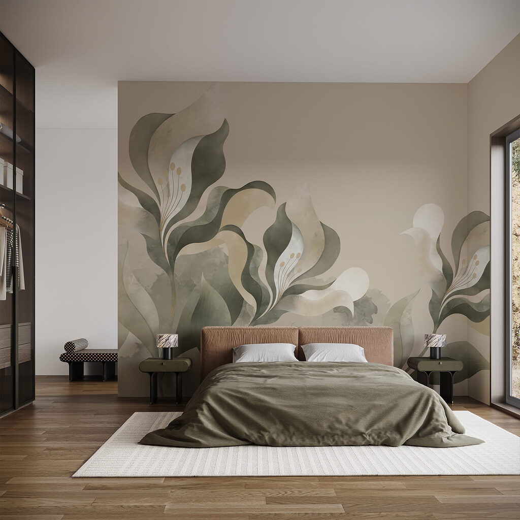 Motive florale delicate pe un fundal delicat Motive florale delicate pe un fundal delicat