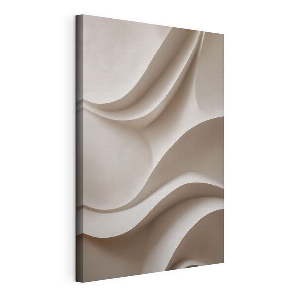 Tablouri Perete alb cu linii ondulate (SKU: s49677) Tablouri Tablouri Perete alb cu linii ondulate (SKU: s49677)