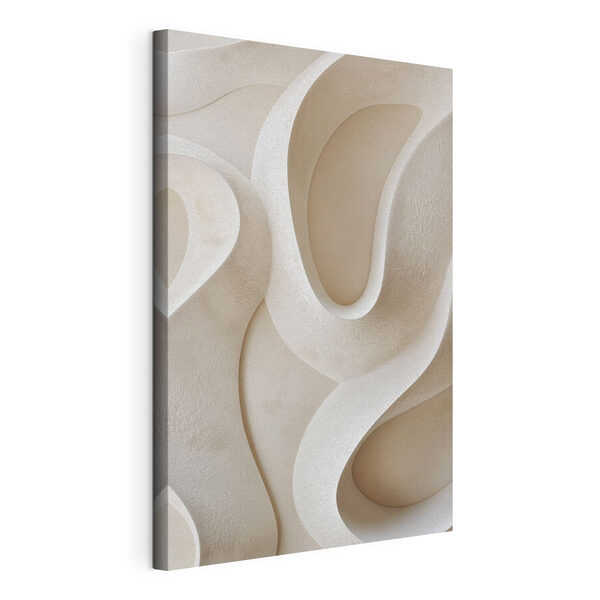 Tablouri Perete alb cu linii curbe (SKU: s49683) Tablouri Tablouri Perete alb cu linii curbe (SKU: s49683)