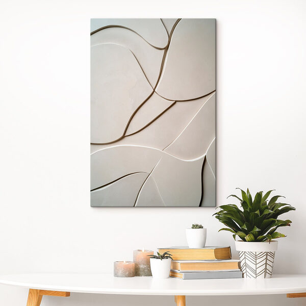 Flowing curves in soft tones Flowing curves in soft tones