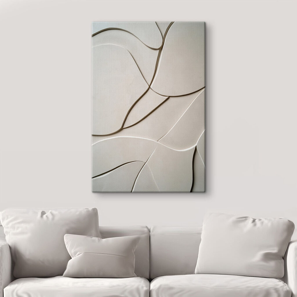 Flowing curves in soft tones Flowing curves in soft tones