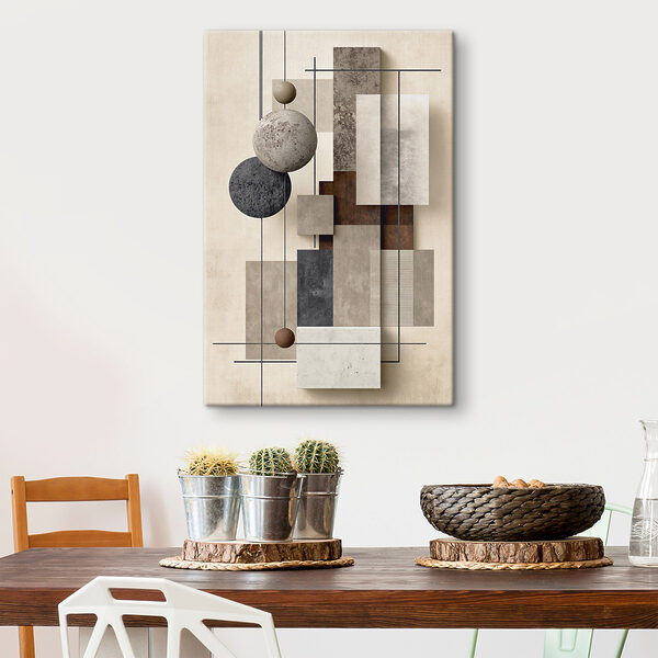 Tablouri Decorațiuni de perete cu diverse texturi și cercuri (SKU: s49703) Tablouri Tablouri Decorațiuni de perete cu diverse texturi și cercuri (SKU: s49703)