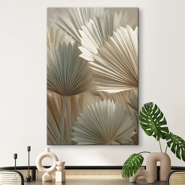 Group of fan shaped leaves Group of fan shaped leaves