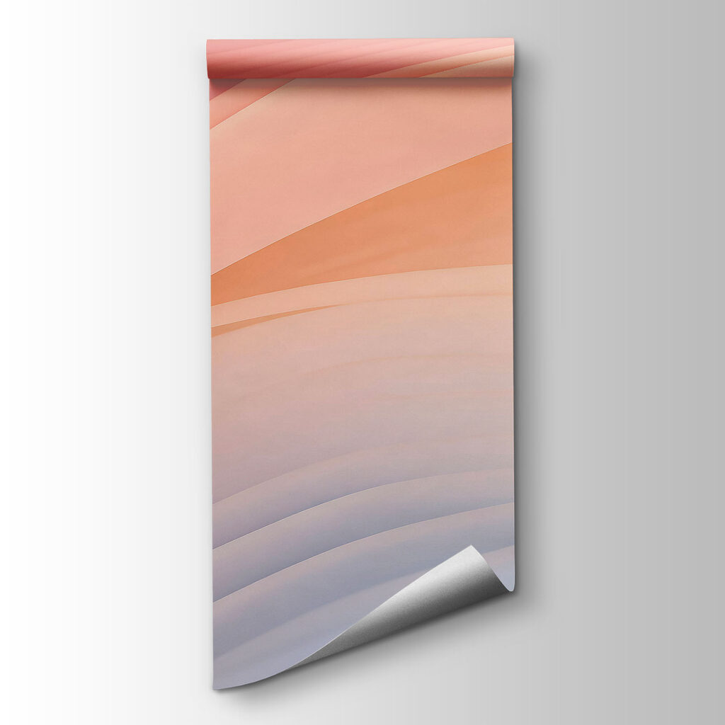 Soft Waves in Gentle Pastel Colors