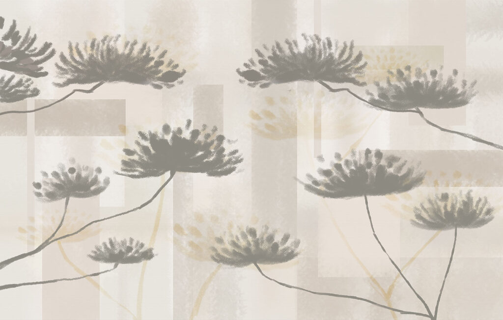 - Delicate florals on a soft background - Delicate florals on a soft background