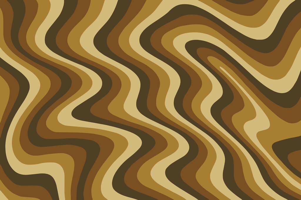 Brown and tan wavy lines Brown and tan wavy lines
