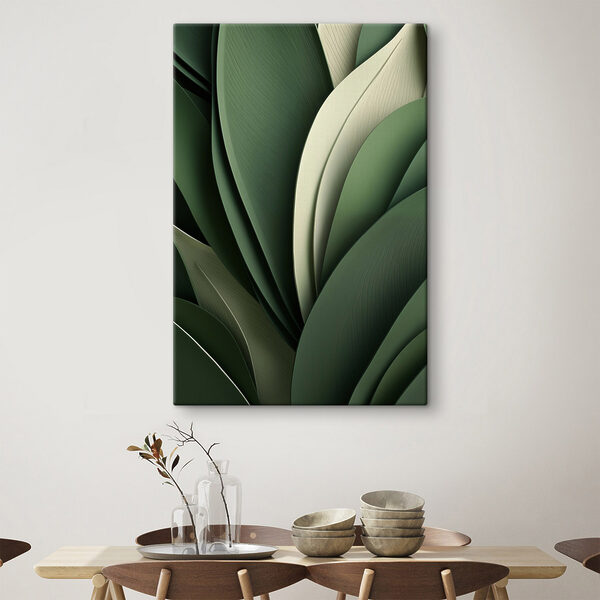 Nature's design in soothing greens