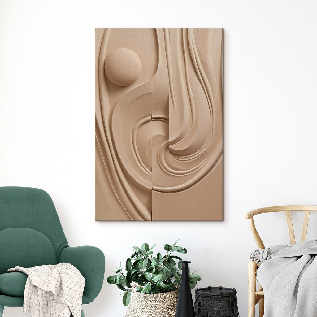 Flowing lines in neutral tones Flowing lines in neutral tones