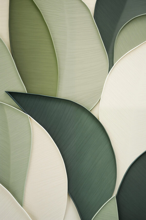 Nature-inspired layered leaf design