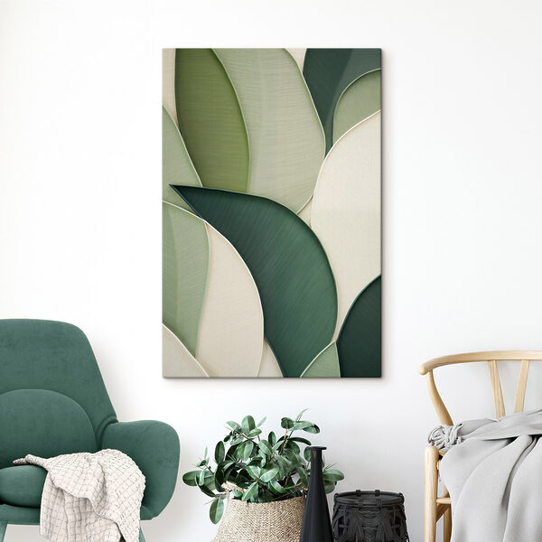 Nature-inspired layered leaf design