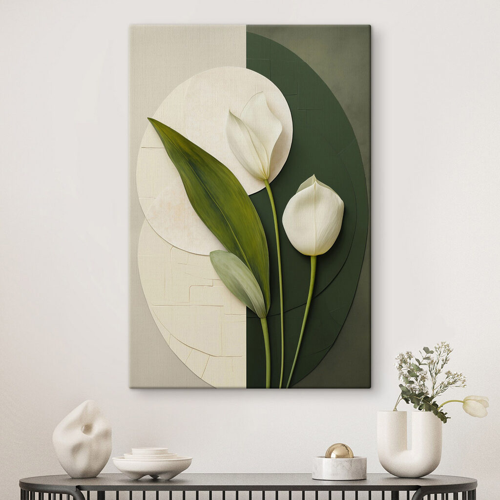 White flowers with green leaves White flowers with green leaves