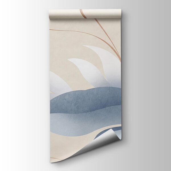 - Graceful flowing abstract design - Graceful flowing abstract design
