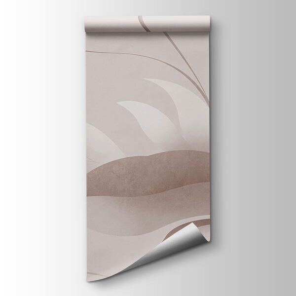 Serene floral design in soft tones