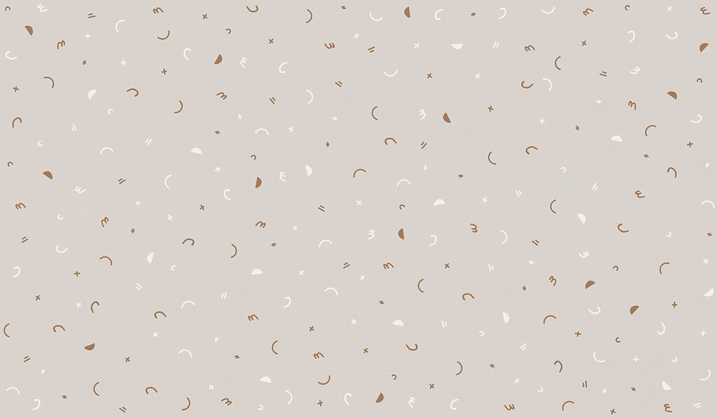 Pattern of small shapes and symbols Pattern of small shapes and symbols