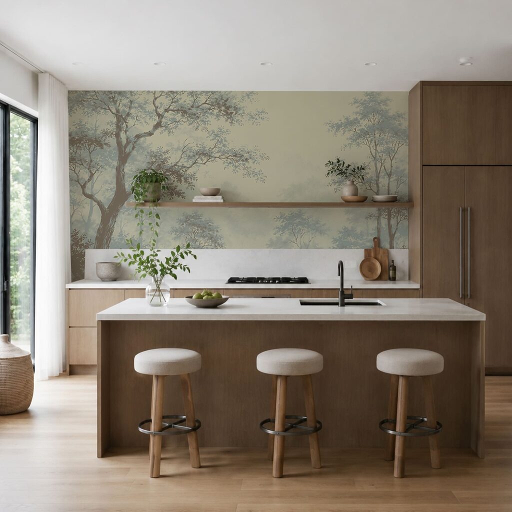Râu care curge prin pădure Râu care curge prin pădure