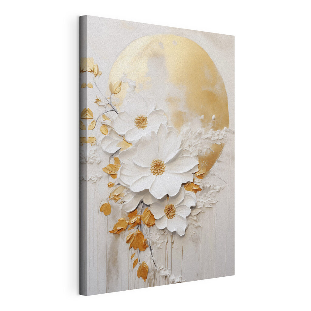 Elegant blooms on a textured background
