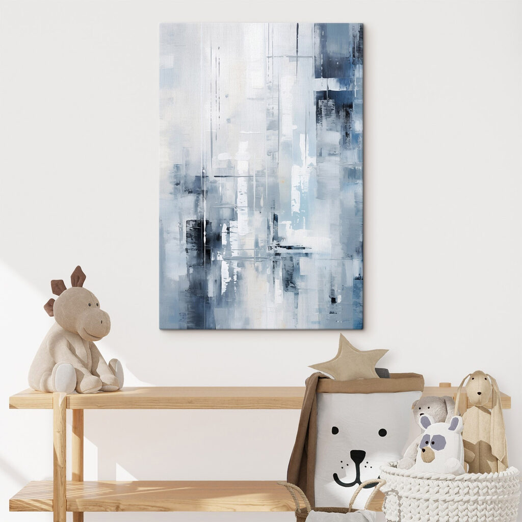 Painting of a city Painting of a city